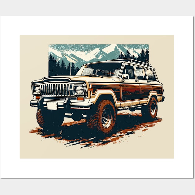 Jeep Wagoneer Wall Art by Vehicles-Art